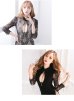 画像16: 【XS?Lサイズあり】【Glossy/グロッシー】ジップ/ ZIP サイドチュール切替/ 袖あり/七分袖/タイト/ ミニドレス/ キャバドレス[OF2]