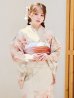 画像9: 【即日発送】ピンクベージュ牡丹浴衣【浴衣３点セット 浴衣/帯/下駄】[YMT]