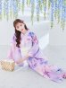 画像23: パステル水彩フラワーアンニュイ浴衣【浴衣３点セット 浴衣/帯/下駄】OBI-siwa-200-kj-13-OW / HIMO-906-yn-PEARL / HEKO-800-sb-5-W / YA-1002-kj-PL / GETA-01-kj-3-IV/ [YMT]