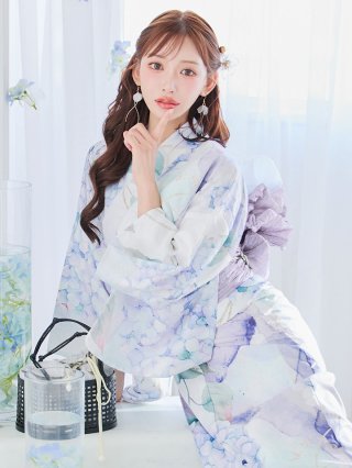 紫陽花浴衣