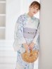画像1: シャーベット水彩紫陽花浴衣 OBI-g-500-kj-8-GY / HIMO-900-yn-3-GYxGD / HEKO-800-sb-5-W / YA-1016-kj-CL / GETA-01-kj-3-IV/ [YMT] (1)