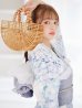 画像9: シャーベット水彩紫陽花浴衣 OBI-g-500-kj-8-GY / HIMO-900-yn-3-GYxGD / HEKO-800-sb-5-W / YA-1016-kj-CL / GETA-01-kj-3-IV/ [YMT]