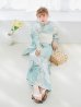 画像12: 【予約 / 5月中旬発送予定】洋モダンミントグリーン浴衣 OBI-siwa-200-kj-13-OW / HIMO-900-yn-5-IV / HEKO-800-sb-5-W / YA-1069-kn-W / GETA-01-kj-3-IV/ [y/YMT]