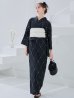 画像10: 【予約 / 5月下旬発送予定】アーガイルビジュー浴衣 OBI-siwa-204-wk-12-OW / HIMO-906-yn-PEARL / HEKO-800-sb-5-W / YA-1080-kj-B / GETA-01-kj-1-B/ [yo/YMT]