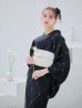 画像1: 【予約 / 5月下旬発送予定】アーガイルビジュー浴衣 OBI-siwa-204-wk-12-OW / HIMO-906-yn-PEARL / HEKO-800-sb-5-W / YA-1080-kj-B / GETA-01-kj-1-B/ [yo/YMT] (1)
