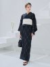 画像19: 【予約 / 5月下旬発送予定】アーガイルビジュー浴衣 OBI-siwa-204-wk-12-OW / HIMO-906-yn-PEARL / HEKO-800-sb-5-W / YA-1080-kj-B / GETA-01-kj-1-B/ [yo/YMT]