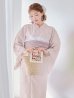 画像3: 【予約 / 5月中旬発送予定】アーガイルビジュー浴衣 OBI-siwa-204-wk-9-DusP / HIMO-906-yn-PEARL / HEKO-800-sb-5-W / YA-1075-kn-BE / GETA-01-kj-7-P/ [yo/YMT]