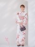 画像16: 【予約 / 5月中旬発送予定】レッドブラウンブーケ浴衣 OBI-siwa-200-kj-8-P / HIMO-900-yn-8-P / HEKO-800-sb-5-W / YA-1079-kj-8-W / GETA-01-kj-7-P/ [y/YMT]