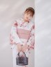 画像9: 【予約 / 5月中旬発送予定】レッドブラウンブーケ浴衣 OBI-siwa-200-kj-8-P / HIMO-900-yn-8-P / HEKO-800-sb-5-W / YA-1079-kj-8-W / GETA-01-kj-7-P/ [y/YMT]