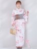 画像12: ニュアンスピンク水彩朝顔浴衣 【浴衣3点セット 浴衣/帯/下駄】 OBI-g-500-kj-7-GYGE / HIMO-900-yn-8-P / HEKO-800-sb-5-W / YA-924-cm-PBE / YA-943-kj-PL / GETA-01-kj-7-P / [YMT]