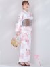 画像13: ニュアンスピンク水彩朝顔浴衣 【浴衣3点セット 浴衣/帯/下駄】 OBI-g-500-kj-7-GYGE / HIMO-900-yn-8-P / HEKO-800-sb-5-W / YA-924-cm-PBE / YA-943-kj-PL / GETA-01-kj-7-P / [YMT]