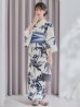 画像12: 【予約 / 5月中旬発送予定】蒼菖蒲柄浴衣 OBI-hira-100-ok-4-DusBL / HIMO-900-yn-4-GYxGY / / YA-1002-kj-BL / GETA-01-kj-2-BL/ [y/OF01]
