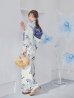 画像10: 南風に揺れる青花浴衣 OBI-g-500-kj-9-NV / HIMO-900-yn-5-IV / HEKO-800-sb-8-DusBL / YA-1067-kn-BL / GETA-01-kj-2-BL / [YMT]