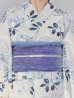 画像18: 南風に揺れる青花浴衣 OBI-g-500-kj-9-NV / HIMO-900-yn-5-IV / HEKO-800-sb-8-DusBL / YA-1067-kn-BL / GETA-01-kj-2-BL / [YMT]