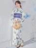 画像3: 南風に揺れる青花浴衣 OBI-g-500-kj-9-NV / HIMO-900-yn-5-IV / HEKO-800-sb-8-DusBL / YA-1067-kn-BL / GETA-01-kj-2-BL / [YMT]