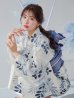 画像6: 南風に揺れる青花浴衣 OBI-g-500-kj-9-NV / HIMO-900-yn-5-IV / HEKO-800-sb-8-DusBL / YA-1067-kn-BL / GETA-01-kj-2-BL / [YMT]