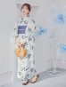 画像9: 南風に揺れる青花浴衣 OBI-g-500-kj-9-NV / HIMO-900-yn-5-IV / HEKO-800-sb-8-DusBL / YA-1067-kn-BL / GETA-01-kj-2-BL / [YMT]