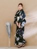 画像17: 【即日発送】ストライプ菖蒲柄浴衣【浴衣３点セット 浴衣/帯/下駄】 OBI-hira-100-ok-15-WxW / HIMO-900-yn-1-B / YA-1072-kn-B / GETA-01-kj-1-B / [/OF01]