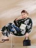 画像5: 【即日発送】ストライプ菖蒲柄浴衣【浴衣３点セット 浴衣/帯/下駄】 OBI-hira-100-ok-15-WxW / HIMO-900-yn-1-B / YA-1072-kn-B / GETA-01-kj-1-B / [/OF01]