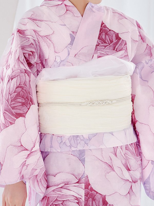 画像17: 【即日発送】アンティーク薔薇浴衣【浴衣３点セット 浴衣/帯/下駄】[YMT]