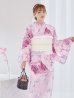 画像6: アンティーク薔薇浴衣 OBI-siwa-200-kj-13-OW / HIMO-900-yn-5-IV / HEKO-800-sb-5-W / YA-1079-kj-8-W / GETA-01-kj-7-P / [YMT]