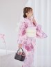 画像8: アンティーク薔薇浴衣 OBI-siwa-200-kj-13-OW / HIMO-900-yn-5-IV / HEKO-800-sb-5-W / YA-1079-kj-8-W / GETA-01-kj-7-P / [YMT]