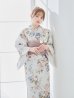 画像11: 【予約 / 5月下旬発送予定】フローラルピンクブルー浴衣 OBI-siwa-204-wk-14-DusP / HIMO-900-yn-8-P / HEKO-800-sb-11-MOC / YA-1077-wk-P / GETA-02-ok-8-RoseP/ [y/OF01]