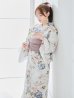画像12: 【予約 / 5月下旬発送予定】フローラルピンクブルー浴衣 OBI-siwa-204-wk-14-DusP / HIMO-900-yn-8-P / HEKO-800-sb-11-MOC / YA-1077-wk-P / GETA-02-ok-8-RoseP/ [y/OF01]