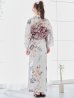 画像21: 【予約 / 5月下旬発送予定】フローラルピンクブルー浴衣 OBI-siwa-204-wk-14-DusP / HIMO-900-yn-8-P / HEKO-800-sb-11-MOC / YA-1077-wk-P / GETA-02-ok-8-RoseP/ [y/OF01]