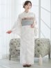 画像4: 【予約 / 5月下旬発送予定】草花模様浴衣 OBI-siwa-202-ok-3-GY / HIMO-900-yn-7-MOC / HEKO-800-sb-11-MOC / YA-1078-wk-IV / YA-1081-kj-W / GETA-02-ok-4-MOC / [y/OF01]