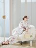 画像13: アネモネダリア浴衣【浴衣３点セット 浴衣/帯/下駄】OBI-siwa-204-wk-14-DusP / HIMO-900-yn-5-IV / HEKO-800-sb-5-W / YA-1002-kj-P / GETA-02-ok-8-RoseP / [YMT]