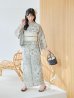 画像5: 【予約 / 5月下旬発送予定】クラシカルグレイッシュフラワー浴衣 OBI-siwa-204-wk-12-OW / HIMO-900-yn-7-MOC / HEKO-800-sb-5-W / YA-1077-wk-W / GETA-02-ok-4-MOC/ [y/OF01]
