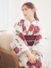 画像7: 【予約 / 5月下旬発送予定】紅色菊花柄浴衣 OBI-siwa-204-wk-15-WR / HIMO-900-yn-4-GYxGY / YA-1002-kj-R / GETA-02-ok-8-RoseP / [yo/OF01]