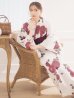 画像8: 【予約 / 5月下旬発送予定】紅色菊花柄浴衣 OBI-siwa-204-wk-15-WR / HIMO-900-yn-4-GYxGY / YA-1002-kj-R / GETA-02-ok-8-RoseP / [yo/OF01]