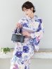 画像12: 【Riuコラボ】【予約/5月中旬発送予定】ブルーアイボリーピオニー浴衣 OBI-siwa-200-kj-11-Rose / HIMO-906-yn-PEARL / HEKO-800-sb-5-WH / YA-1001-kj-BL / YA-1023-wk-P / GETA-01-kj-3-IV [YMT]
