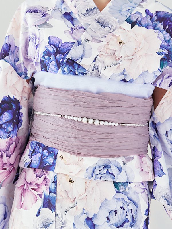 画像14: 【即日発送】【Riuコラボ】ブルーアイボリーピオニー浴衣【浴衣３点セット 浴衣/帯/下駄】[YMT]