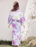 画像8: 【浴衣】白地×華やかなボタニカル浴衣セット（19obi-3/Yheko-030-WH/19himo-BL/ CG-18-PL）[YMT]