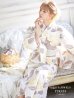 画像1: 【即日発送】【浴衣】グラデ薔薇浴衣セット バラ（OBI-hira-100-ok-6-PBExW / Yobi-030-W / HIMO-900-yn-8-P /GETA-02-ok-5-P ）[HC02] (1)