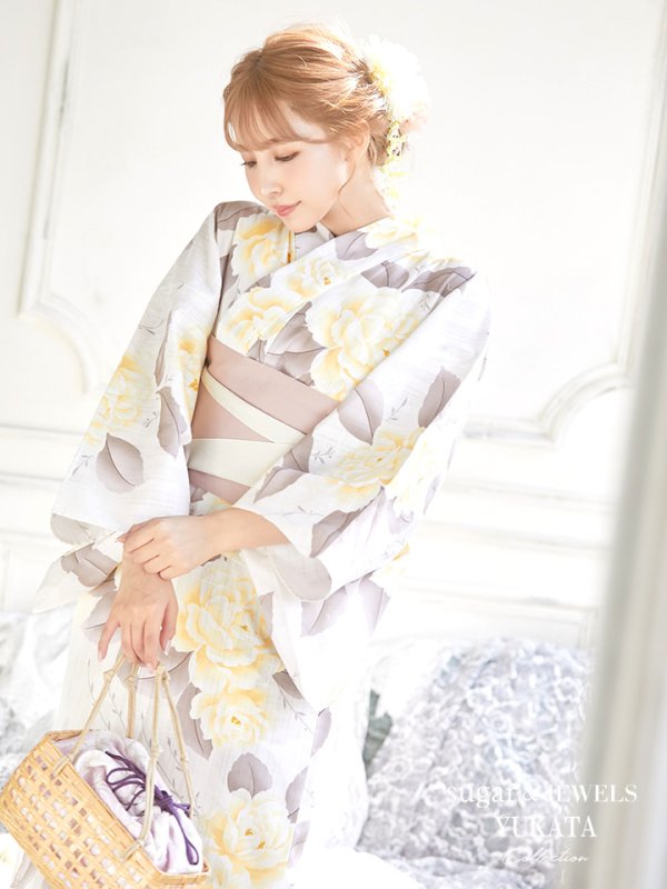 画像3: 【即日発送】【浴衣】グラデ薔薇浴衣セット バラ[HC02]