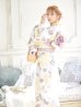 画像6: 【即日発送】【浴衣】グラデ薔薇浴衣セット バラ（OBI-hira-100-ok-6-PBExW / Yobi-030-W / HIMO-900-yn-8-P /GETA-02-ok-5-P ）[HC02]