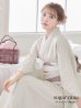 画像1: 【即日発送】【浴衣】白地和モダン浴衣（OBI-hira-100-ok-1-BE/ HIMO-900-yn-8-Pearl/ Yobi-030-WH/ GETA-02-ok-2-IV）[YMT] (1)