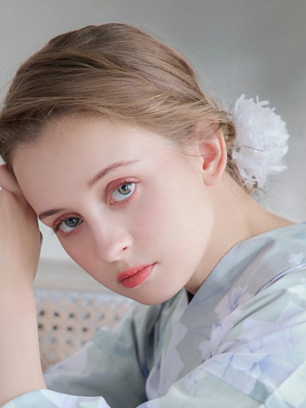 画像6: 【即日発送】【浴衣】ミント地x牡丹浴衣 【浴衣３点セット 浴衣/帯/下駄】[YMT]