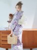 画像3: 【即日発送】大胆に咲き誇る紫×白牡丹浴衣 OBI-siwa-200-kj-13-OW / HIMO-900-yn-4-GYxGY / HEKO-800-sb-5-WH / YA-1029-wk-MVPL / GETA-01-kj-7-P / [YMT]