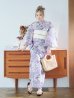 画像6: 【即日発送】大胆に咲き誇る紫×白牡丹浴衣 OBI-siwa-200-kj-13-OW / HIMO-900-yn-4-GYxGY / HEKO-800-sb-5-WH / YA-1029-wk-MVPL / GETA-01-kj-7-P / [YMT]