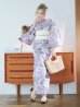 画像7: 【即日発送】大胆に咲き誇る紫×白牡丹浴衣 OBI-siwa-200-kj-13-OW / HIMO-900-yn-4-GYxGY / HEKO-800-sb-5-WH / YA-1029-wk-MVPL / GETA-01-kj-7-P / [YMT]