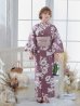 画像4: 【浴衣セール】【浴衣】エンジ×椿ニュアンス浴衣 OBI-siwa-200-kj-11-Rose / HIMO-900-yn-4-GYxGY / YA-1079-kj-2-W / HEKO-800-sb-5-W / GETA-02-ok-7-R [YMT]
