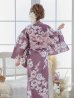 画像9: 【浴衣セール】【浴衣】エンジ×椿ニュアンス浴衣 OBI-siwa-200-kj-11-Rose / HIMO-900-yn-4-GYxGY / YA-1079-kj-2-W / HEKO-800-sb-5-W / GETA-02-ok-7-R [YMT]
