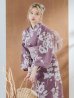 画像1: 【浴衣セール】【即日発送】エンジ×椿ニュアンス浴衣 OBI-siwa-200-kj-11-Rose / HIMO-900-yn-4-GYxGY / HEKO-800-sb-5-WH / YA-1029-wk-MVPL / GETA-02-ok-7-R / [YMT] (1)