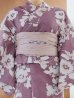 画像15: 【浴衣セール】【即日発送】エンジ×椿ニュアンス浴衣 OBI-siwa-200-kj-11-Rose / HIMO-900-yn-4-GYxGY / HEKO-800-sb-5-WH / YA-1029-wk-MVPL / GETA-02-ok-7-R / [YMT]