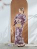 画像5: 【浴衣セール】【即日発送】エンジ×椿ニュアンス浴衣 OBI-siwa-200-kj-11-Rose / HIMO-900-yn-4-GYxGY / HEKO-800-sb-5-WH / YA-1029-wk-MVPL / GETA-02-ok-7-R / [YMT]